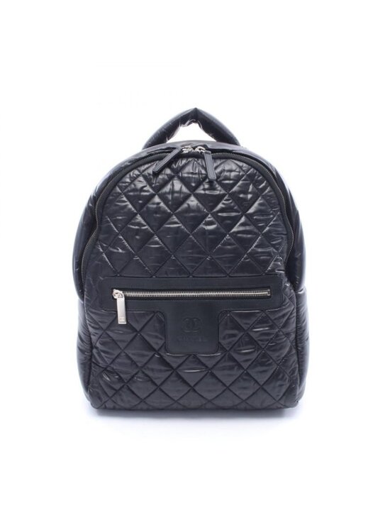 Chanel Backpack Coco Cocoon Black Nylon Leather main image 6